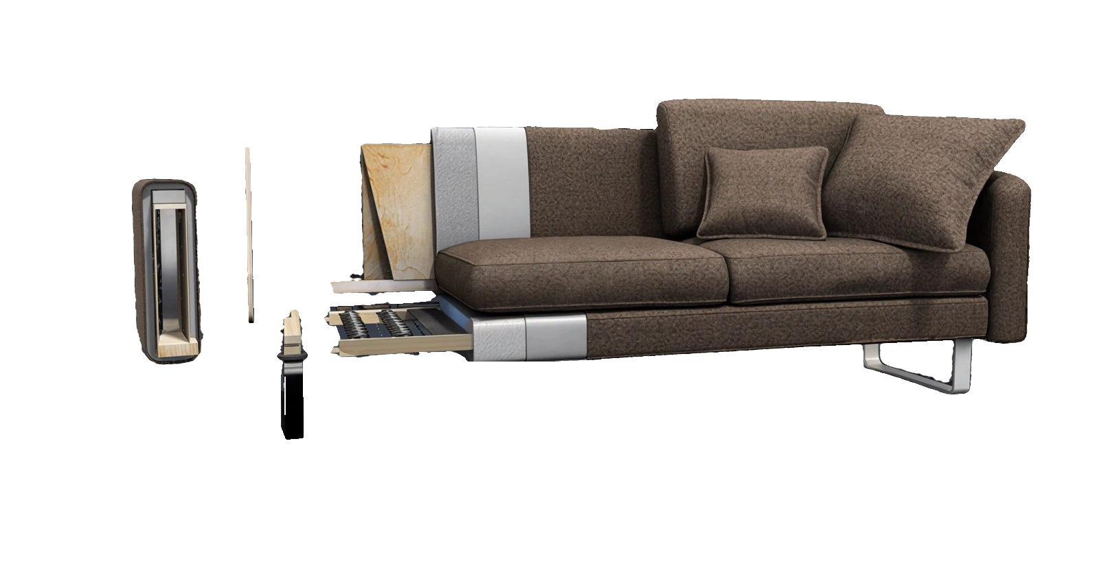 Sofa cutaway